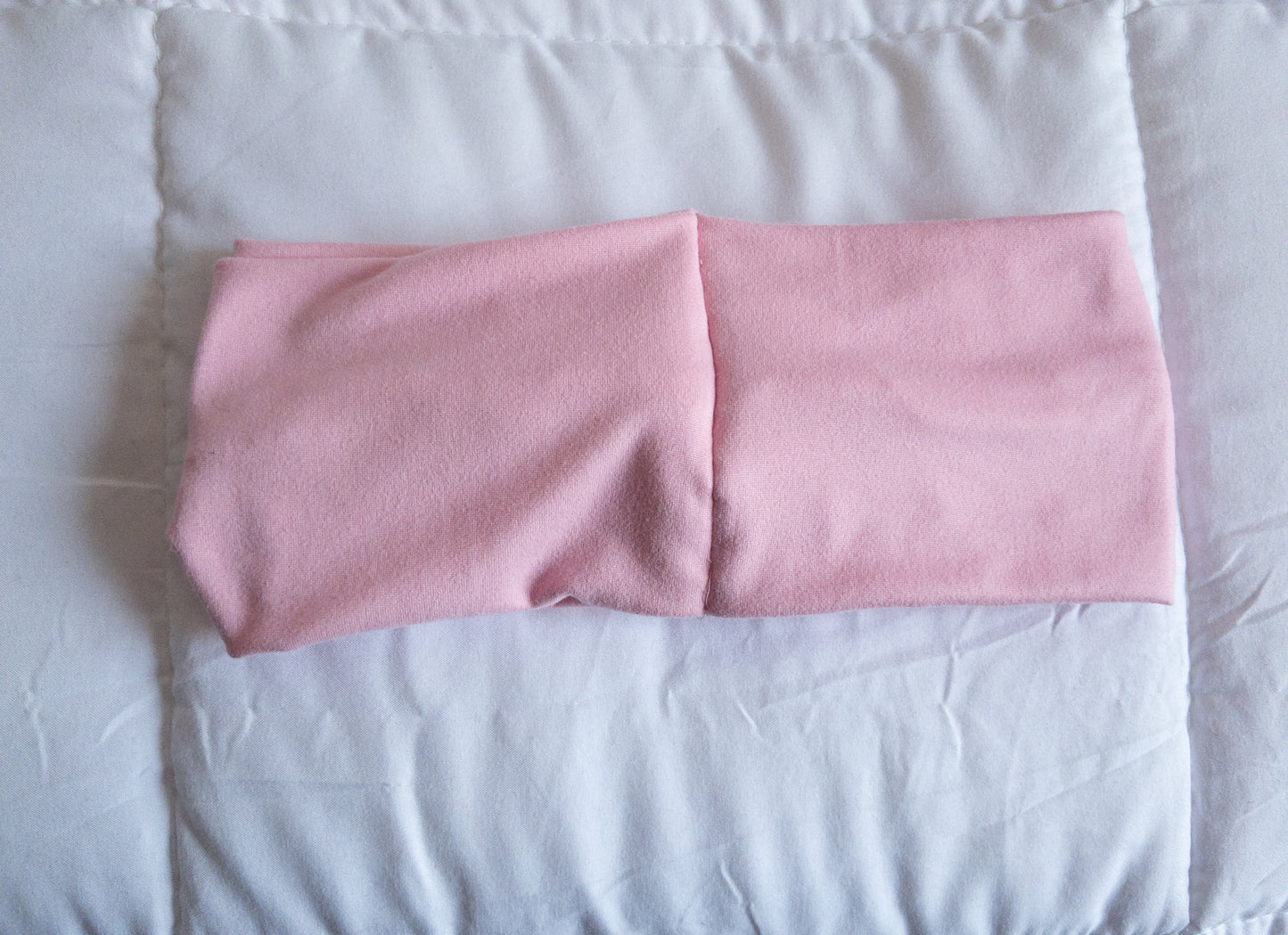 Kids Powder Pink Twisted Turban Headband