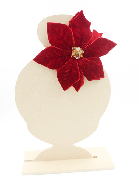 Womens Poinsettia Hair Clip I The Enchanted Magnolia