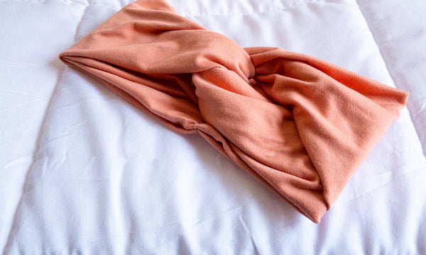 Kids Coral Twist Knot Headband I The Enchanted Magnolia