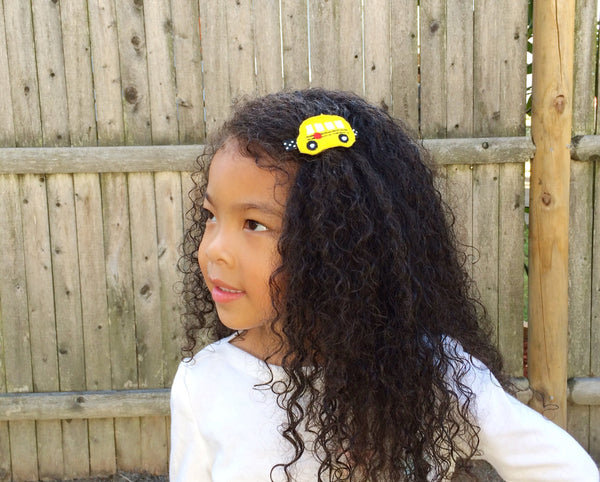 School Bus Barrette Clips - The Enchanted Magnolia