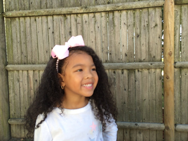 Girls Pearl Special Occasion Headband I Pink