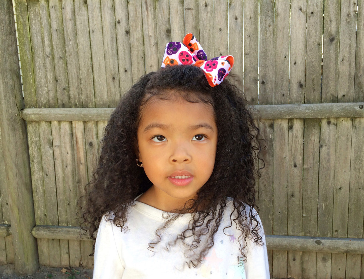 Girls Day of the Dead Sugar Skull Hair Bow I Magnolia’s Mommy N’ Me