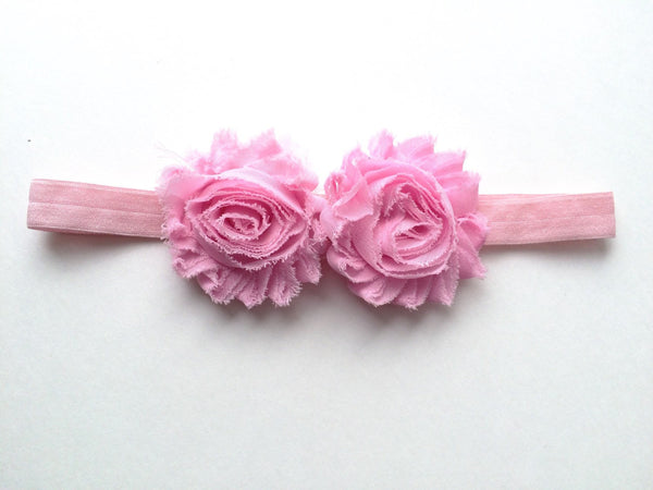 Pink Flower Headband I The Enchanted Magnolia