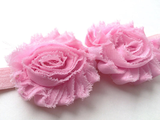 Pink Flower Headband I The Enchanted Magnolia