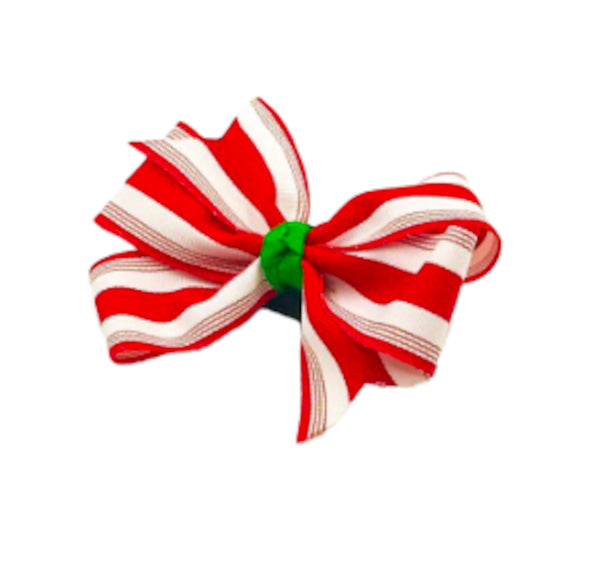 Peppermint Hair Bow I The Enchanted Magnolia
