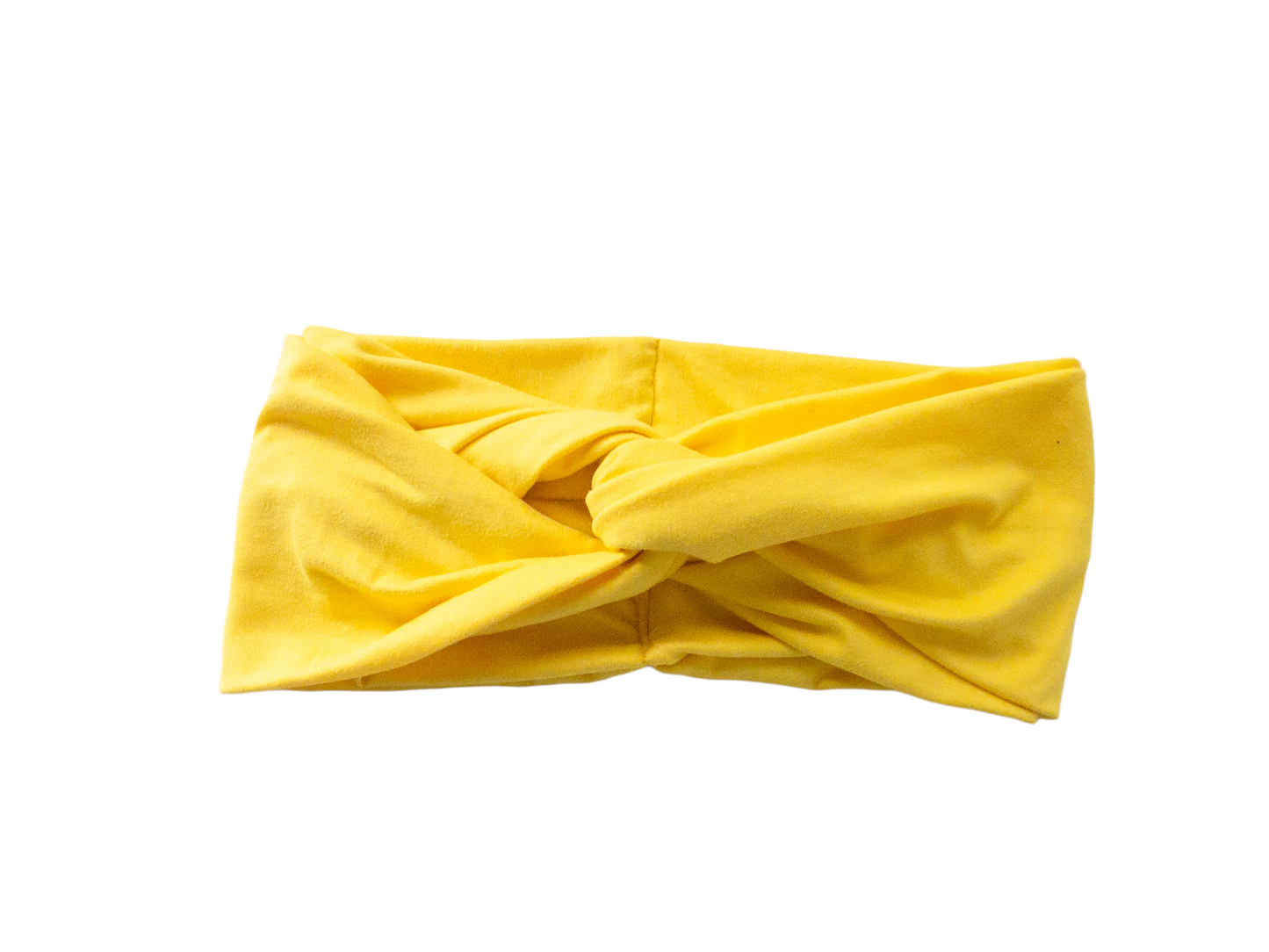 Kids Yellow Twisted Turban Headband I The Enchanted Magnolia