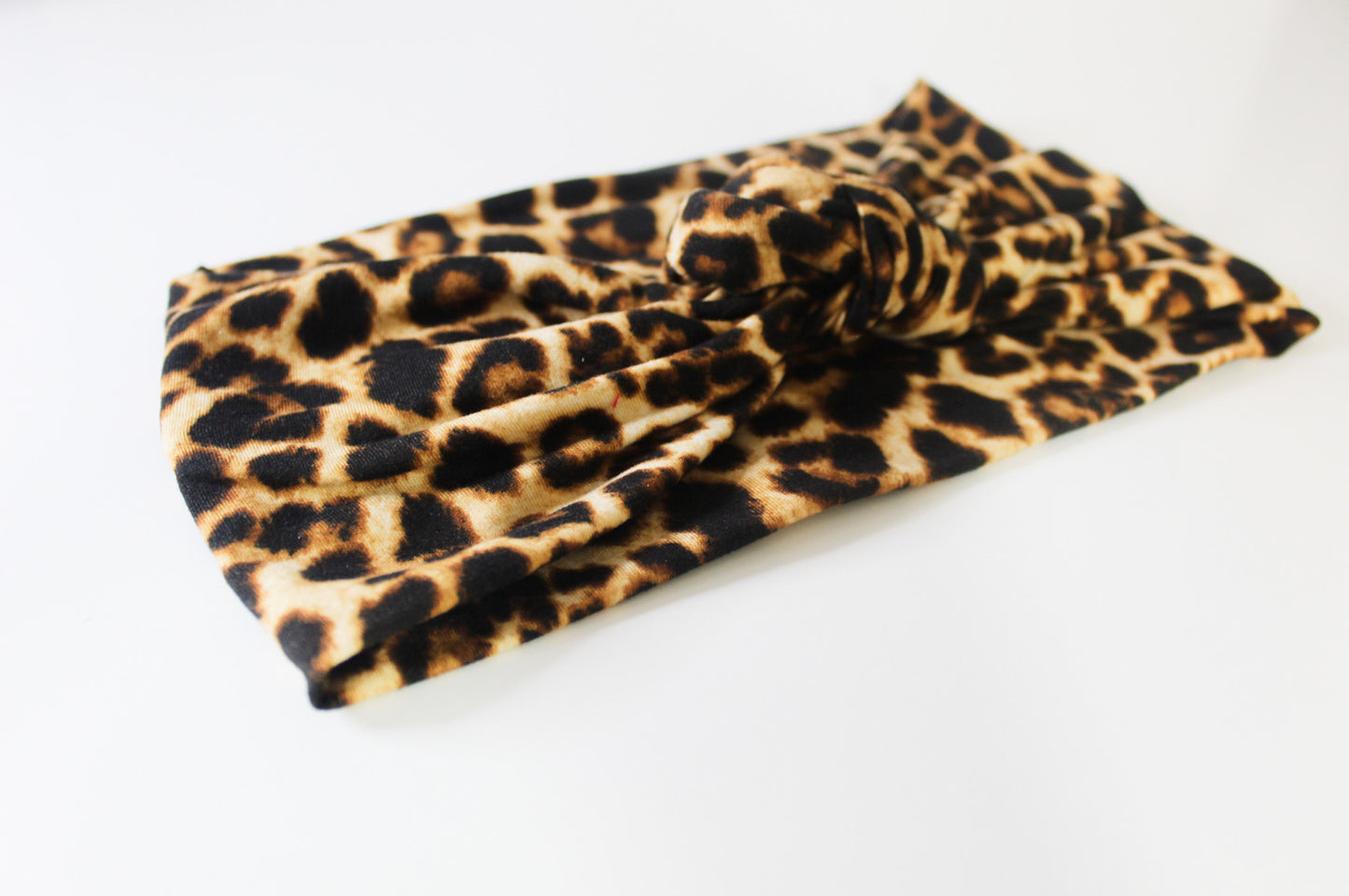 Cheetah Animal Print Knotted Headband I The Enchanted Magnolia