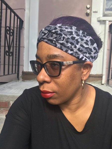 Leopard Animal Print Twist Knot Headband I The Enchanted Magnolia