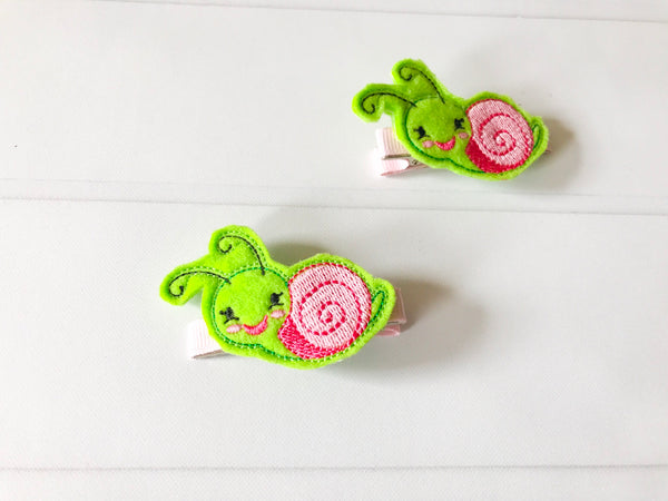 Snail Hair Barrette Set - The Enchanted Magnolia