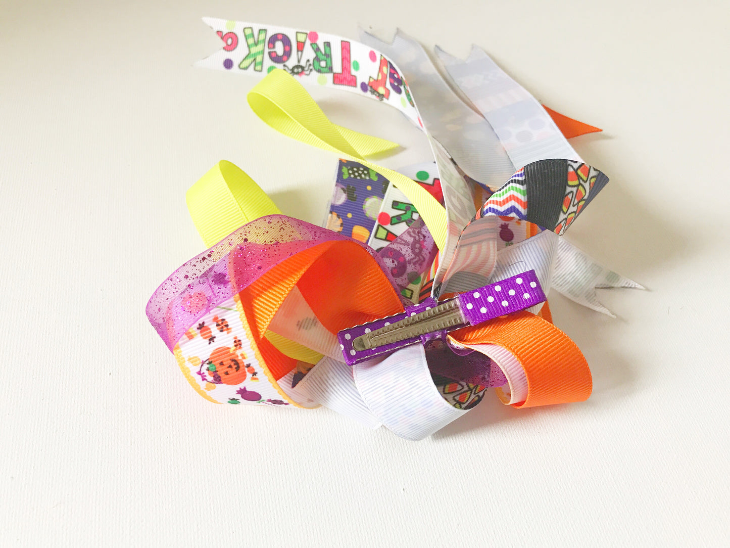 Trick or Treat Ponytail Ribbons Streamer I The Enchanted Magnolia