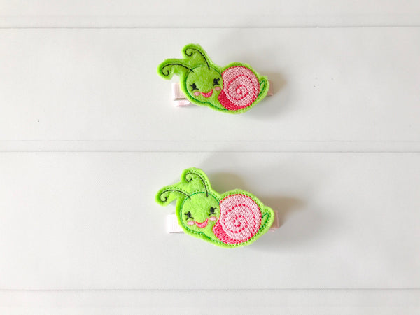 Snail Hair Barrette Set - The Enchanted Magnolia