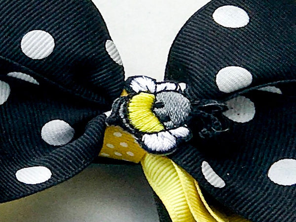 Bumblebee Hair Bow I The Enchanted Magnolia