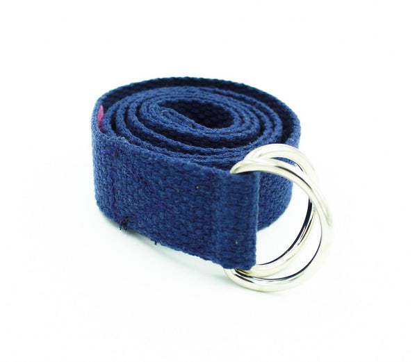 Navy Blue Kids School Uniform Webbing D-Ring Belt I The Enchanted Magnolia