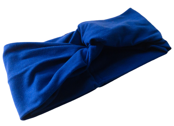 Royal Blue Twist Knot Headband I The Enchanted Magnolia