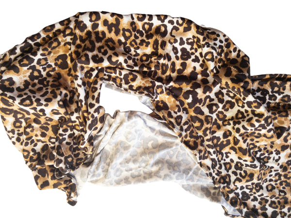 Baby Cheetah Animal  Print Knit Headwrap