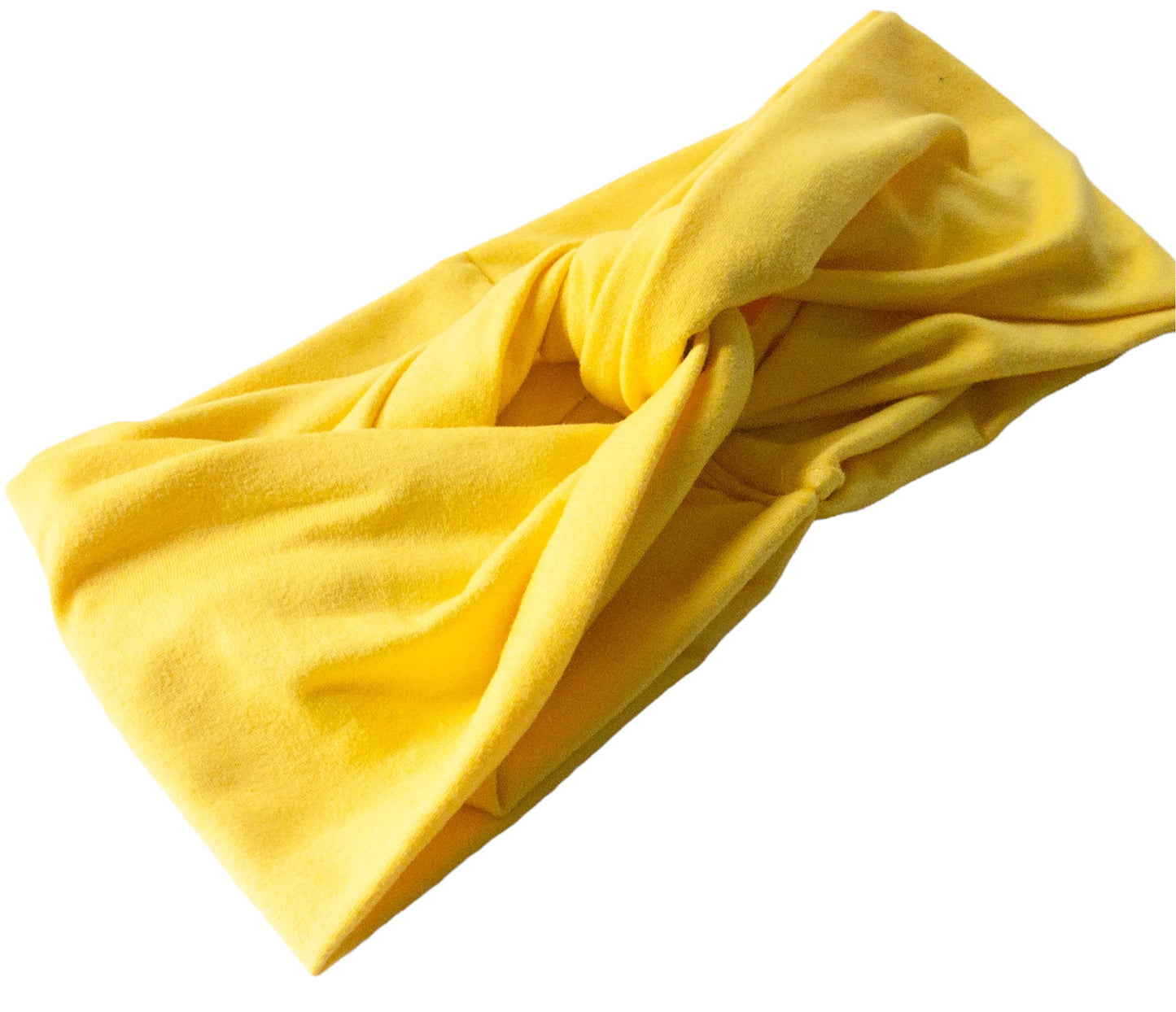 Kids Yellow Twisted Turban Headband I The Enchanted Magnolia