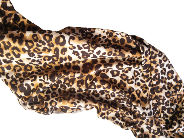 Baby Cheetah Animal  Print Knit Headwrap