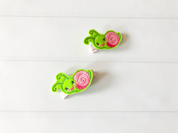 Snail Hair Barrette Set - The Enchanted Magnolia