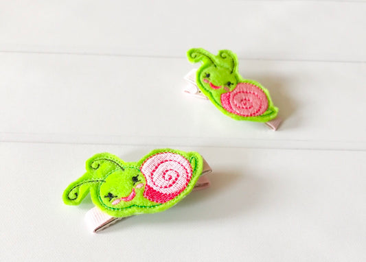 Snail Hair Barrette Set - The Enchanted Magnolia