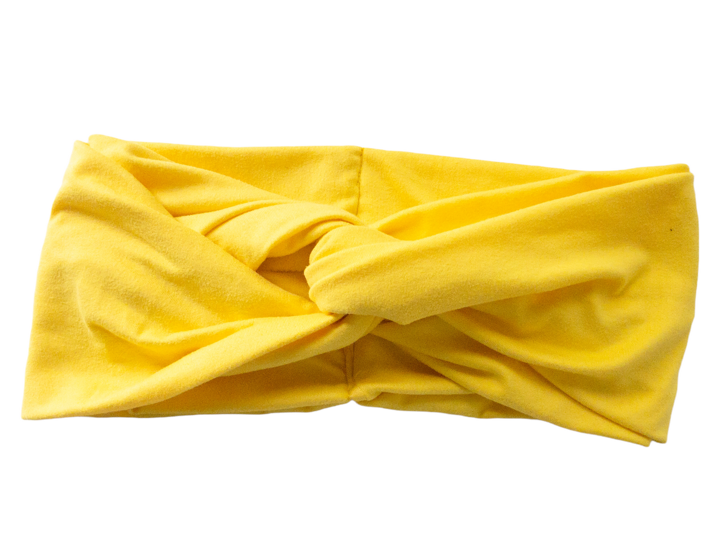 Kids Yellow Twisted Turban Headband I The Enchanted Magnolia