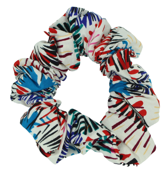 Celebration Kente Cloth Scrunchie I The Enchanted Magnolia