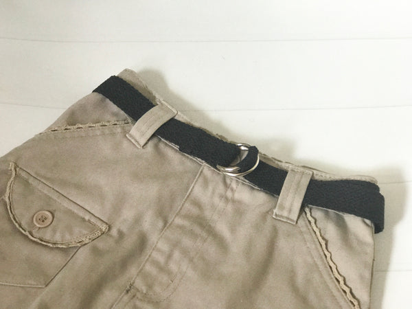 Black Kids School Uniform Webbing D-Ring Belt I The Enchanted Magnolia