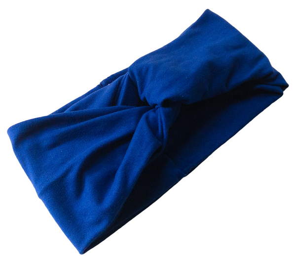 Royal Blue Twist Knot Headband I The Enchanted Magnolia