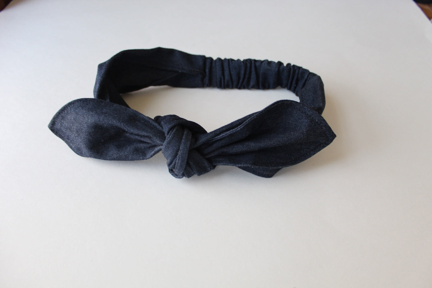 Kids Denim Top Knot Headband Set I The Enchanted Magnolia
