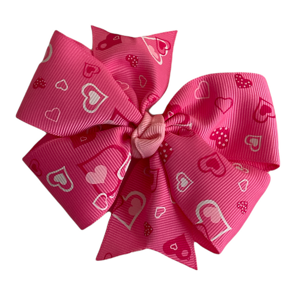 Valentine Pinwheel Hair Bow Bundle I The Enchanted Magnolia