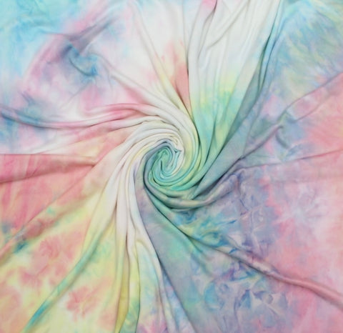 Pastel Rainbow Tie Dye Twist Knot Headband I The Enchanted Magnolia