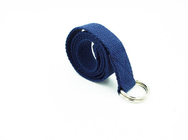 Navy Blue Kids School Uniform Webbing D-Ring Belt I The Enchanted Magnolia