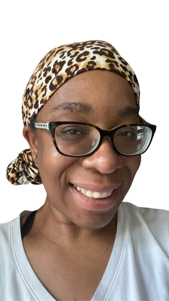 Baby Cheetah Animal  Print Knit Headwrap