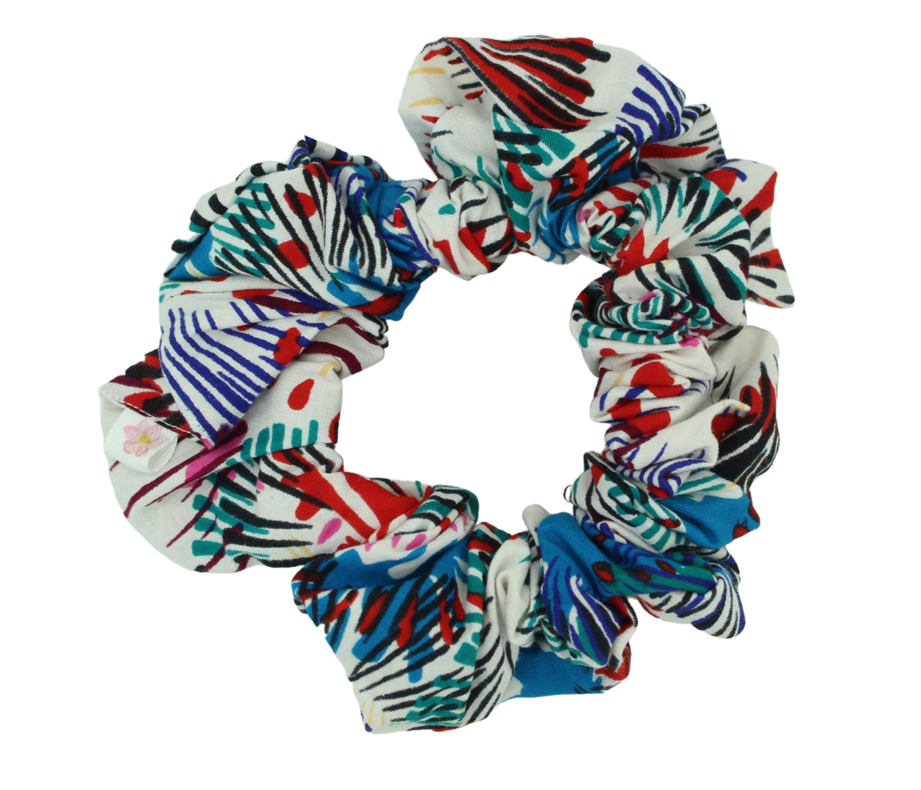 Celebration Kente Cloth Scrunchie I The Enchanted Magnolia