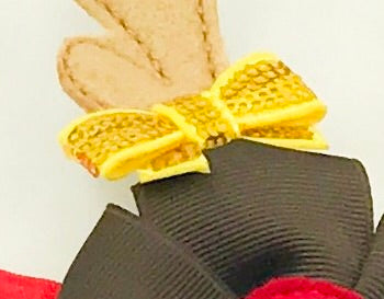 Baby Reindeer Pinwheel Headband I The Enchanted Magnolia