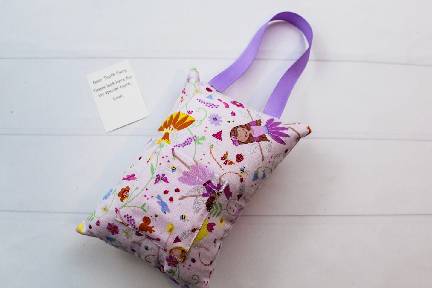Girls Tooth Fairy pillow Keepsake Gift