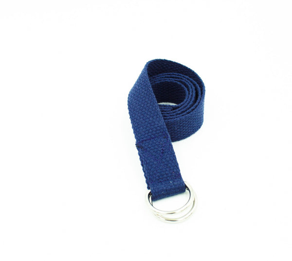 Navy Blue Kids School Uniform Webbing D-Ring Belt I The Enchanted Magnolia