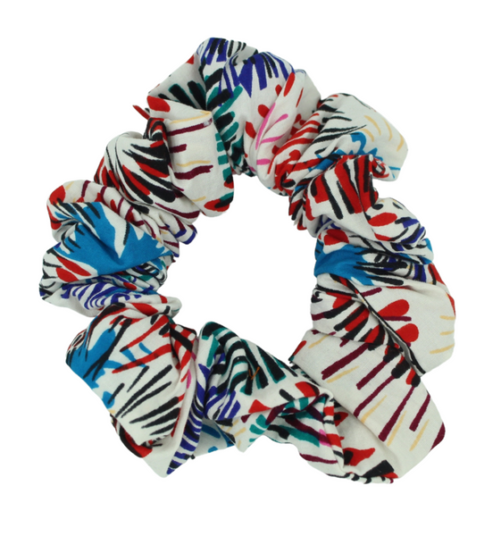 Celebration Kente Cloth Scrunchie I The Enchanted Magnolia