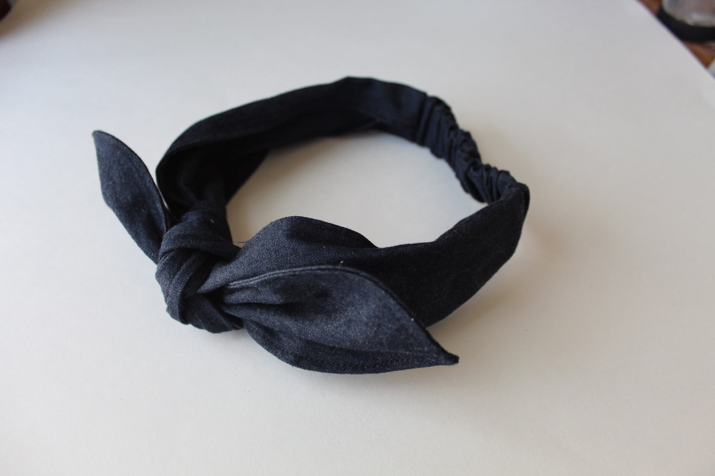 Kids Denim Top Knot Headband Set I The Enchanted Magnolia