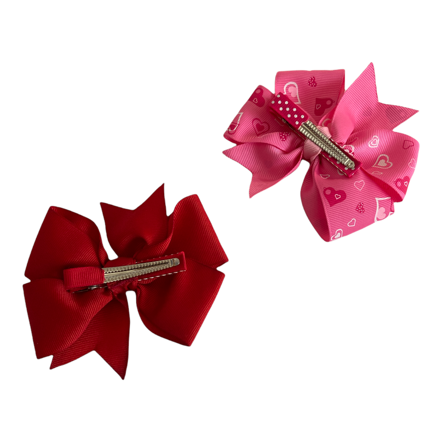 Valentine Pinwheel Hair Bow Bundle I The Enchanted Magnolia