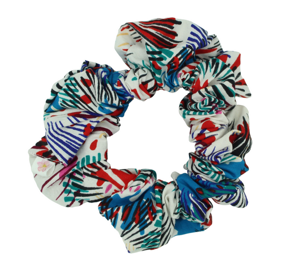 Celebration Kente Cloth Scrunchie I The Enchanted Magnolia