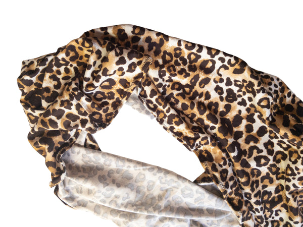 Baby Cheetah Animal  Print Knit Headwrap
