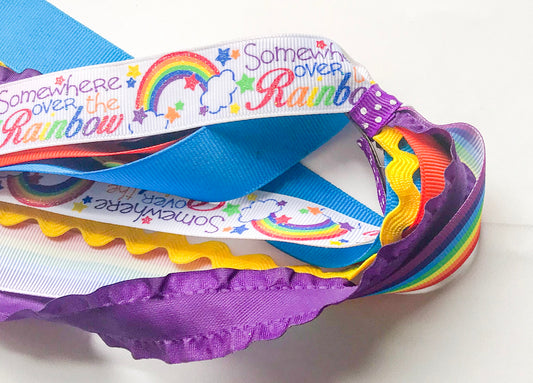 Over the Rainbow Ponytail Ribbon Streamers - The Enchanted Magnolia