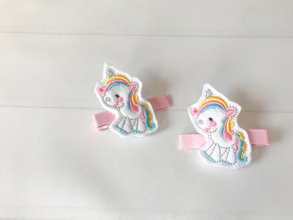 Unicorn Hair Barrette Set - The Enchanted Magnolia