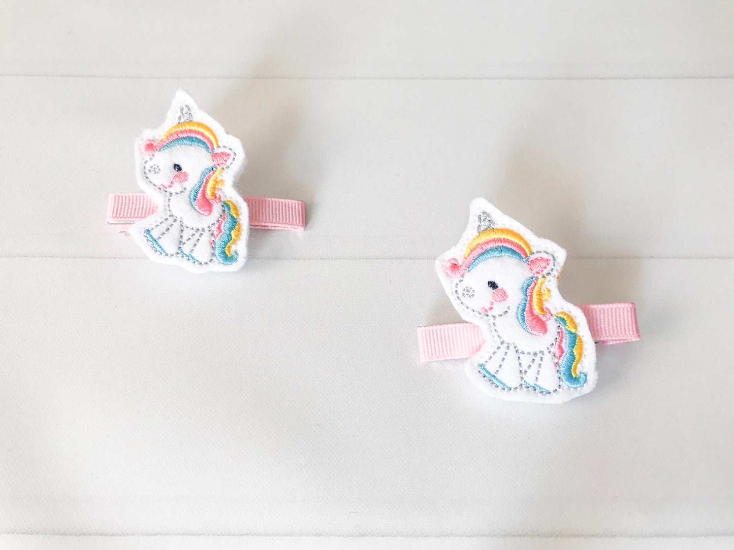 Unicorn Hair Barrette Set - The Enchanted Magnolia