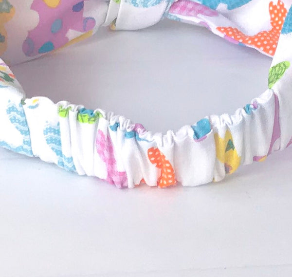 Easter Bunny Top Knot Headband Set I The Enchanted Magnolia