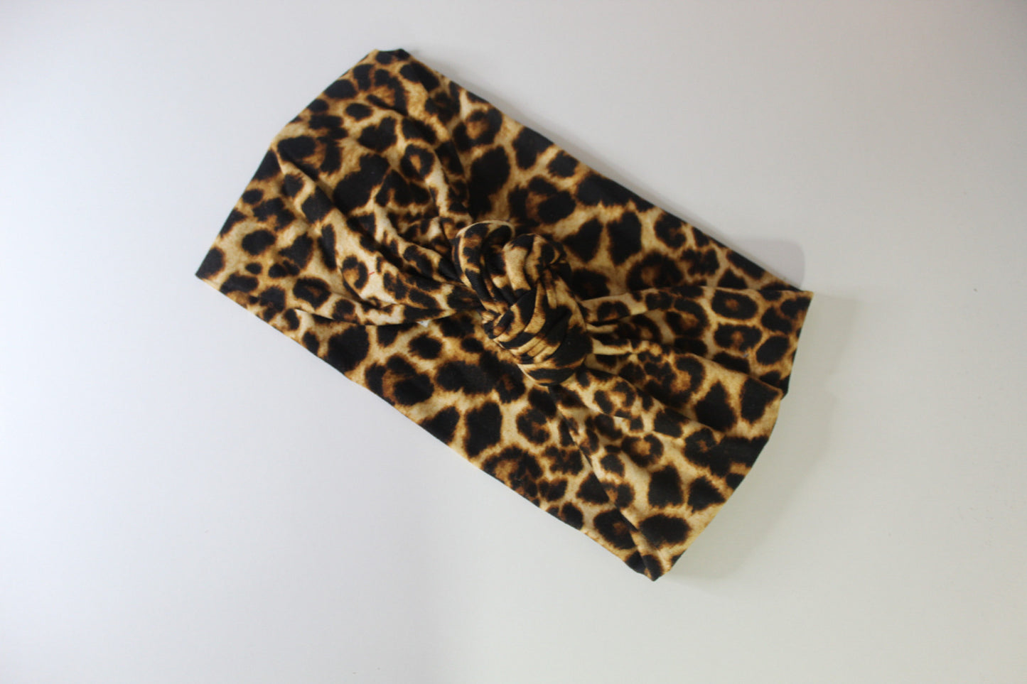 Cheetah Animal Print Knotted Headband I The Enchanted Magnolia