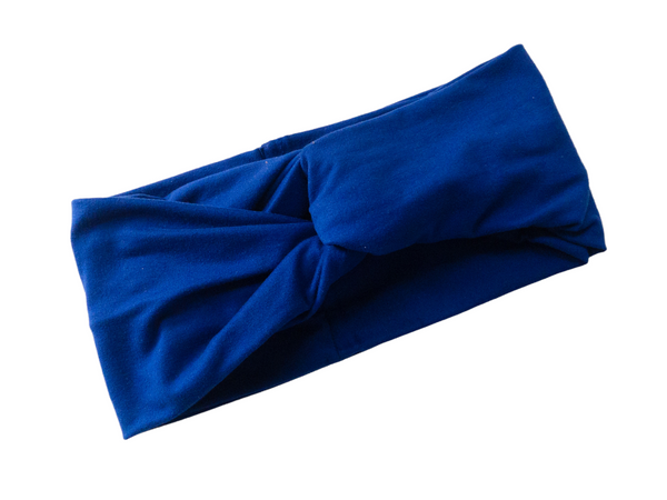 Royal Blue Twist Knot Headband I The Enchanted Magnolia