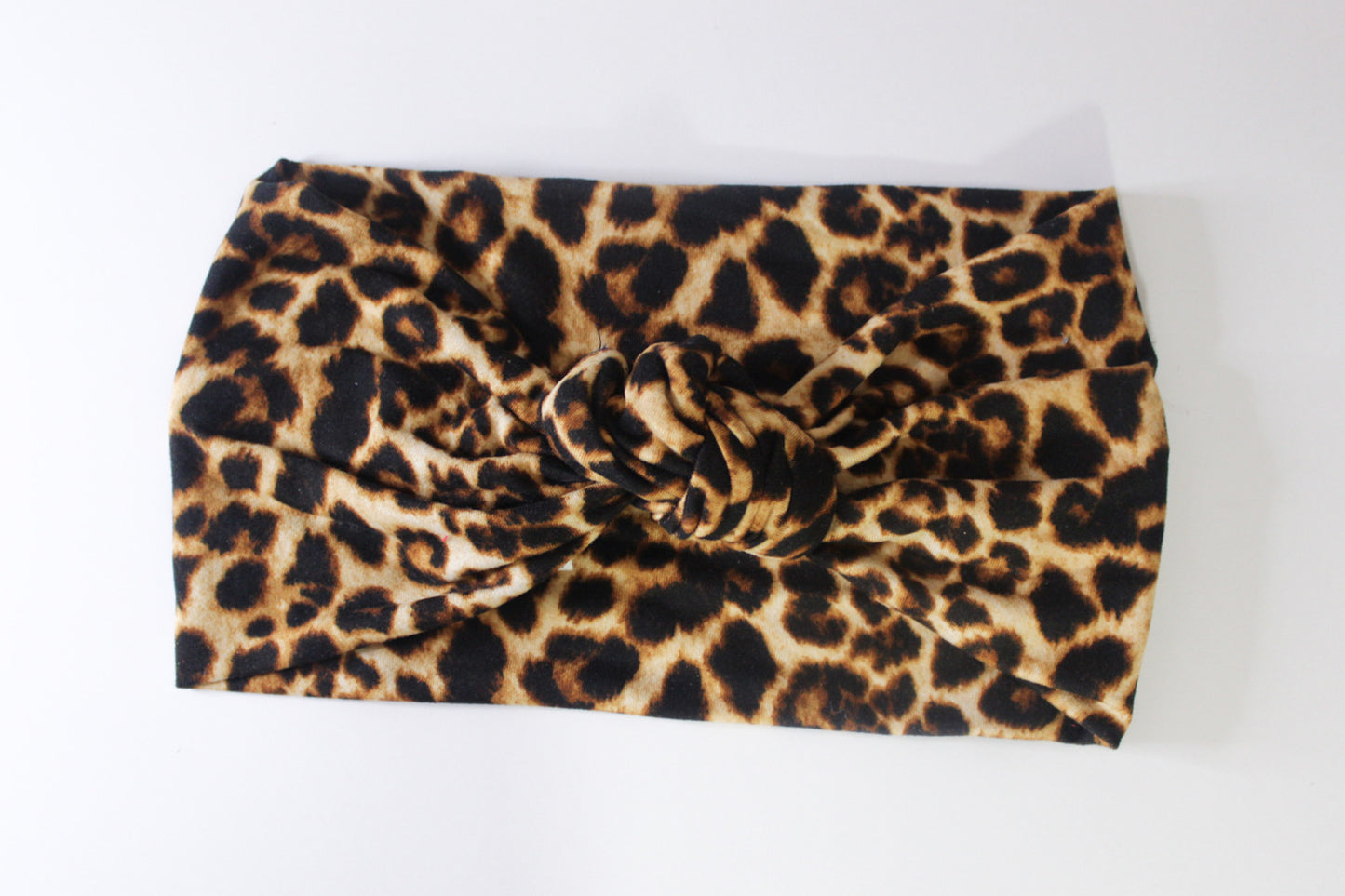 Cheetah Animal Print Knotted Headband I The Enchanted Magnolia