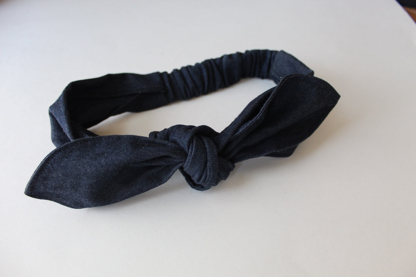 Kids Denim Top Knot Headband Set I The Enchanted Magnolia