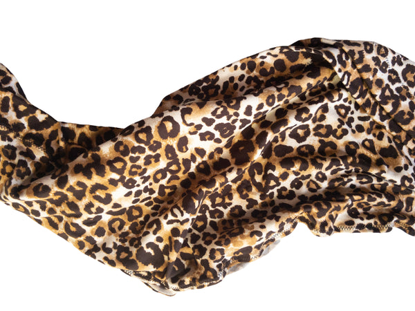 Baby Cheetah Animal  Print Knit Headwrap